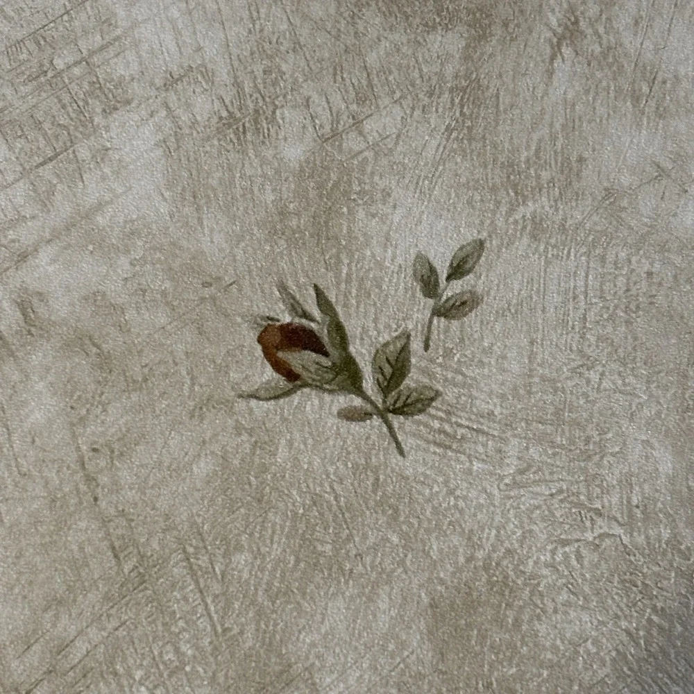 3pc VTG 80s Norwall CR15767‎ Vinyl Floral Wallpaper Rolls 167sq ft 20.4
